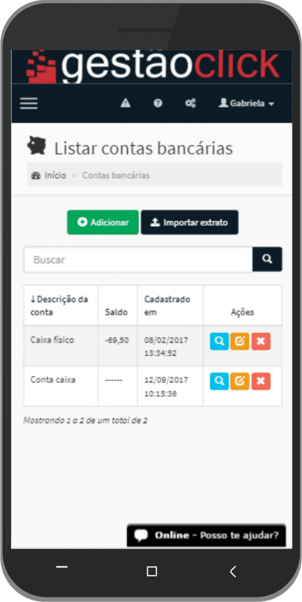 aplicativo financeiro